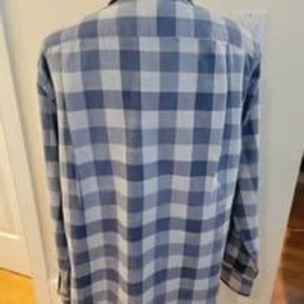 Sonoma Mens Shirt blue plaid shirt‎